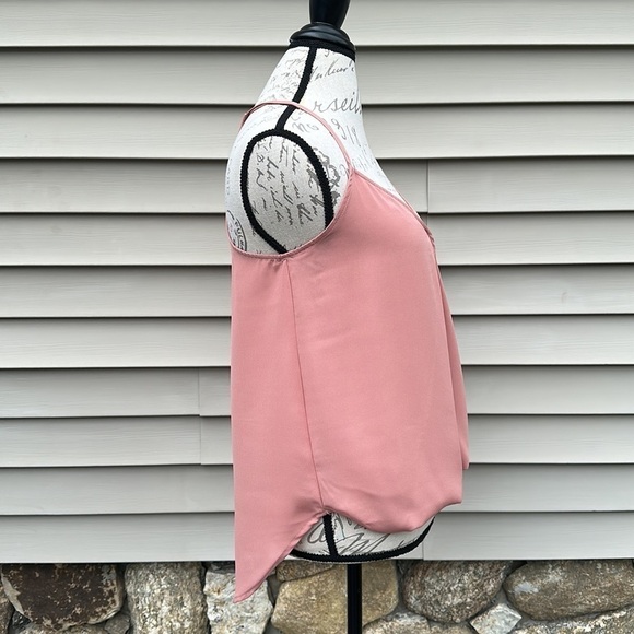 Lily White Sleeveless Wrap Front Blouse - Mauve - Picture 5 of 14